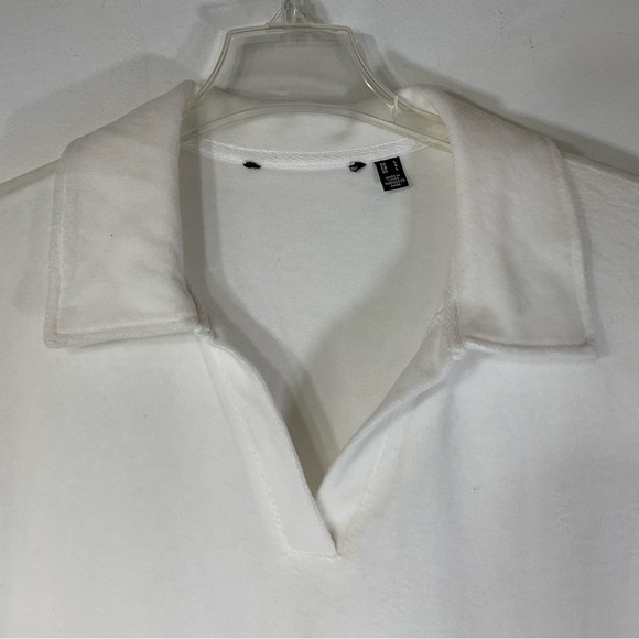 Cream White Valour Shirt Dress, L - Picture 3 of 7